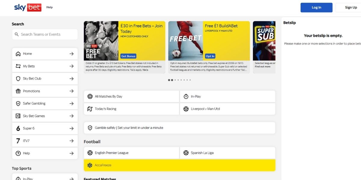 Sky Bet  Casino